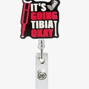 🦴 It’s Going Tibia‑Okey – korthållare med humor